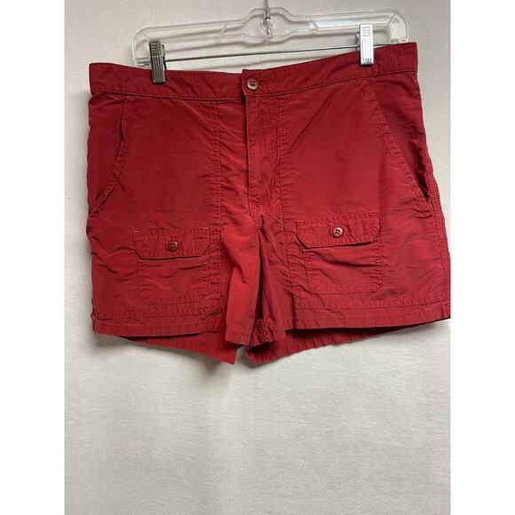 Polo Ralph Lauren Pants - Polo Jeans co Ralph Lauren womens red shorts sz 10 w 16.25" rise 3.5